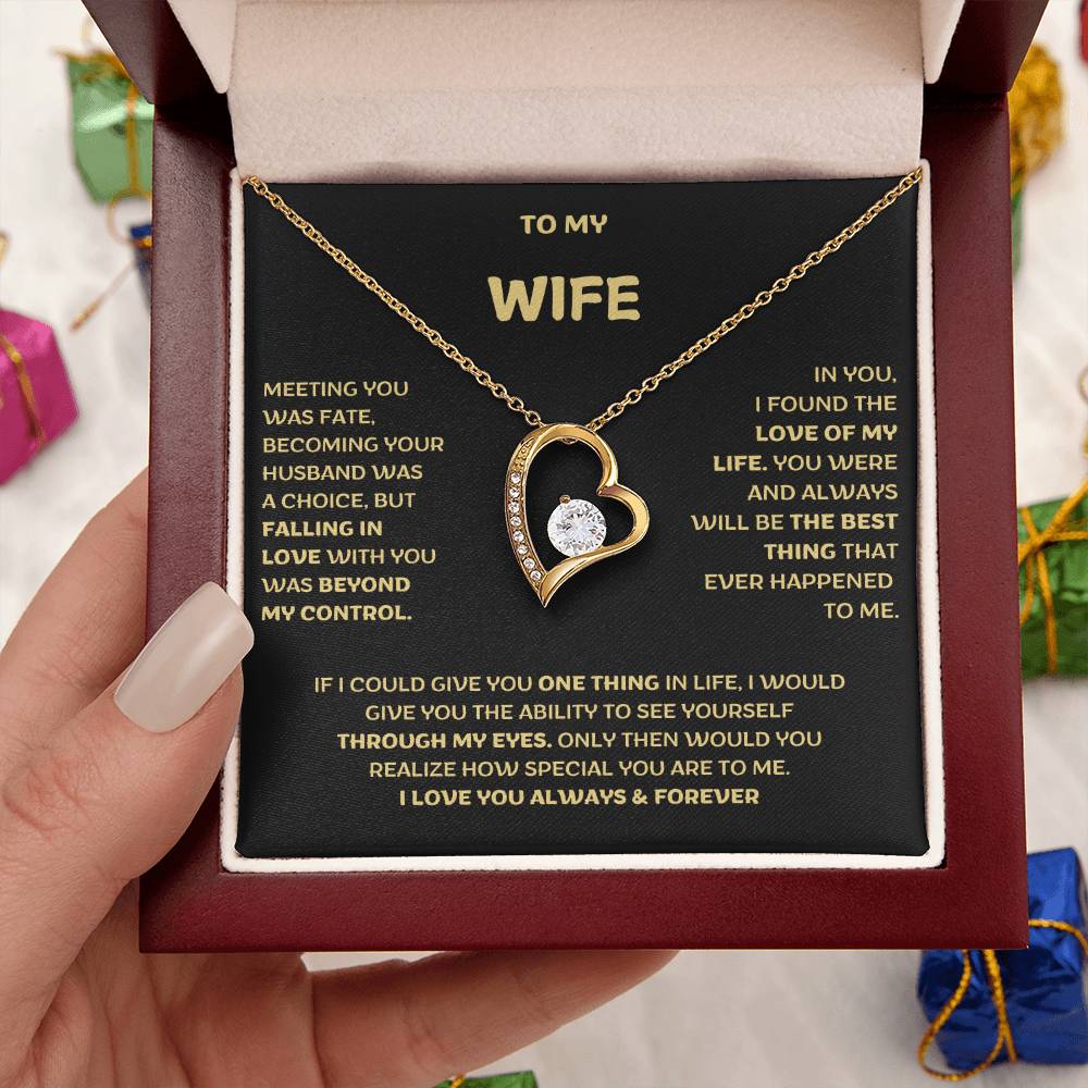To My Wife Necklace