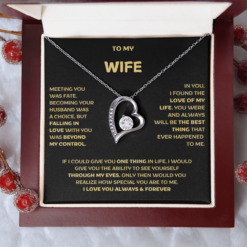 Elegant Necklace – The Perfect Romantic Gift for Wife’s Birthday & Anniversary