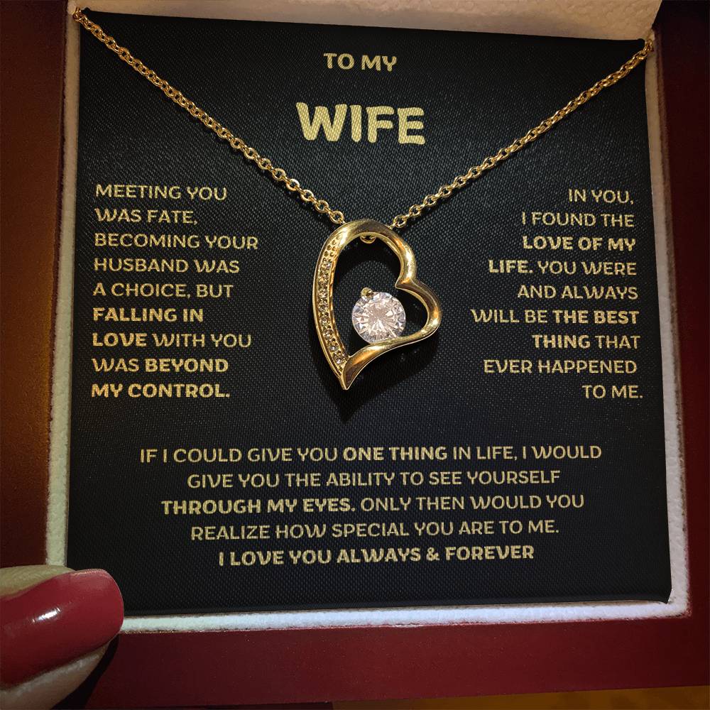 Elegant Necklace – The Perfect Romantic Gift for Wife’s Birthday & Anniversary