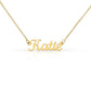 Card Custom Name Necklace