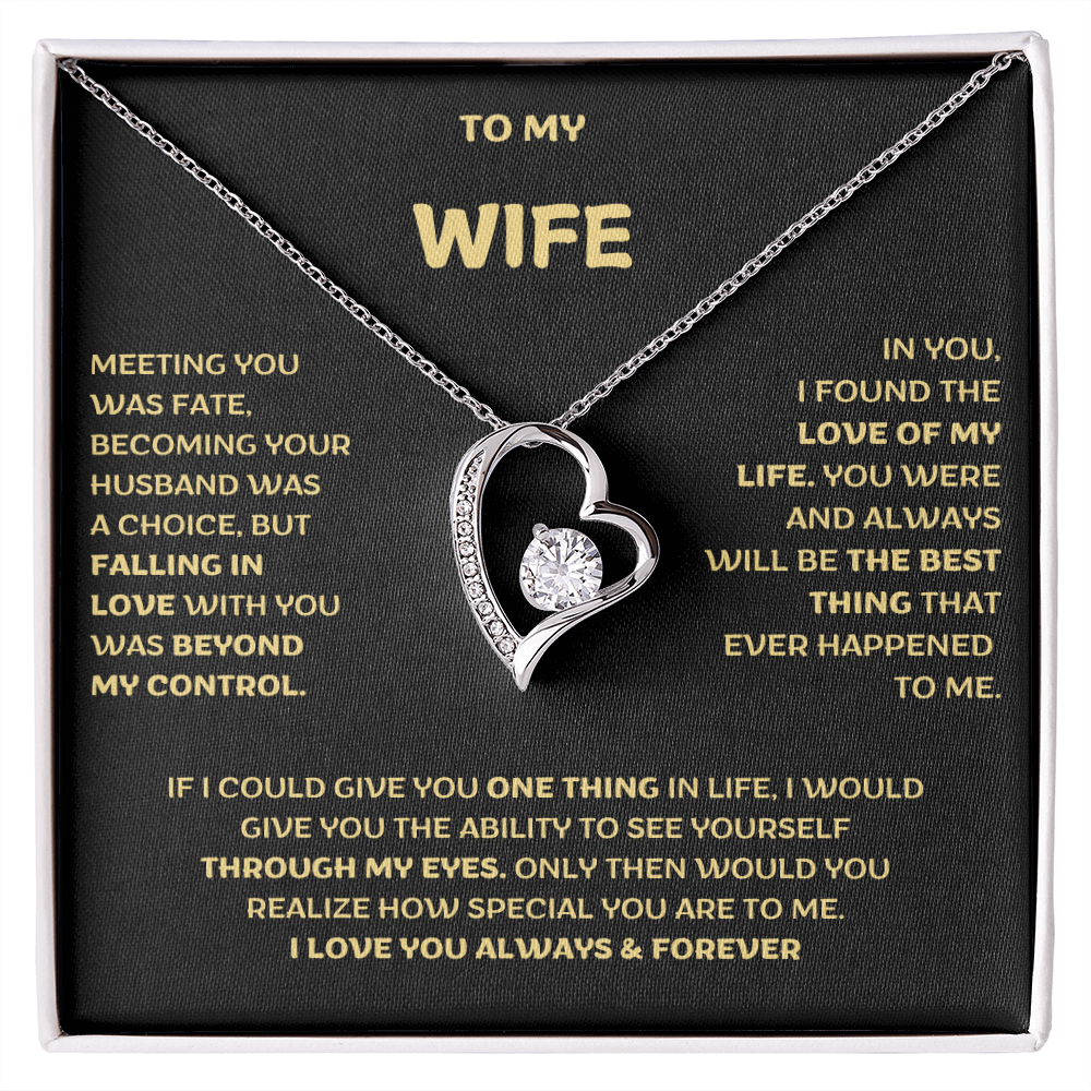 Elegant Necklace – The Perfect Romantic Gift for Wife’s Birthday & Anniversary