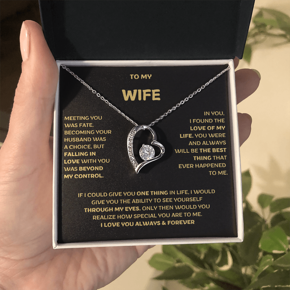 Elegant Necklace – The Perfect Romantic Gift for Wife’s Birthday & Anniversary