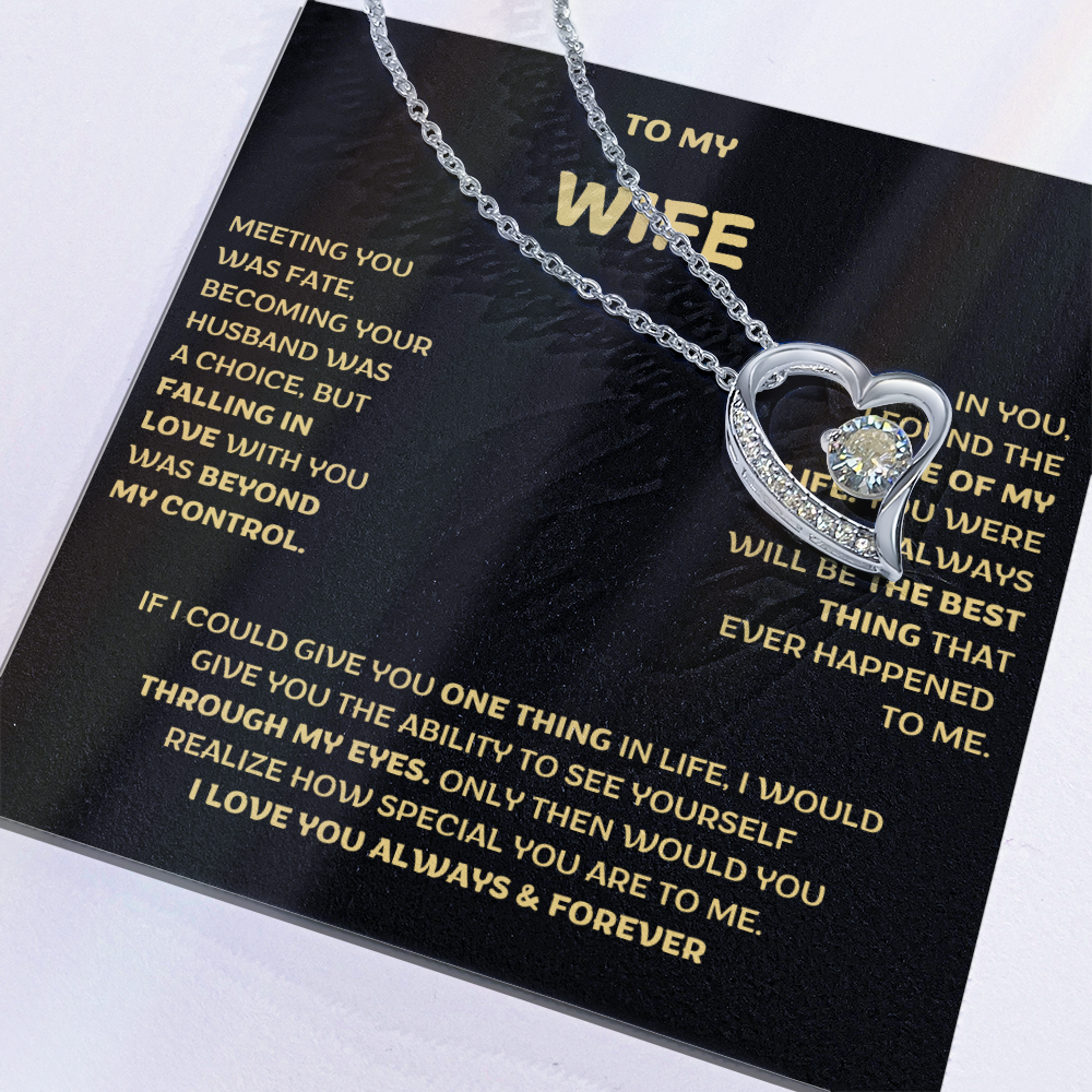 Elegant Necklace – The Perfect Romantic Gift for Wife’s Birthday & Anniversary